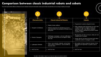 Comparison Between Cobot Products Accessories And Automation Equipment