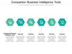 Comparison business intelligence tools ppt powerpoint presentation gallery cpb