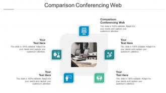 Comparison conferencing web ppt powerpoint presentation portfolio background cpb