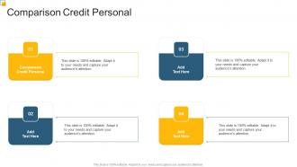 Comparison Credit Personal In Powerpoint And Google Slides Cpb