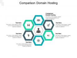 Comparison domain hosting ppt powerpoint presentation layouts mockup cpb