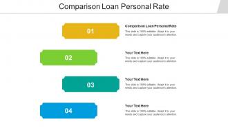 Comparison loan personal rate ppt powerpoint presentation infographic template cpb
