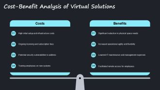 Comparison Of Physical And Virtual World Explaining Virtualization PPT Slides AT Visual Informative