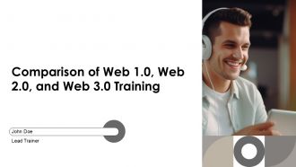 Comparison Of Web 10 Web 20 And Web 30 Training PPT Mockup AT