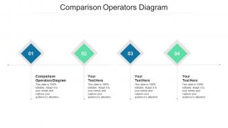 Comparison operators diagram ppt powerpoint presentation styles influencers cpb