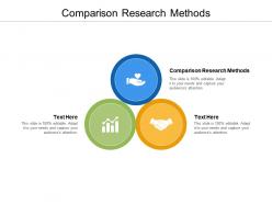 Comparison research methods ppt powerpoint presentation professional guide cpb