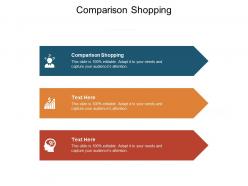 Comparison shopping ppt powerpoint presentation model slides cpb