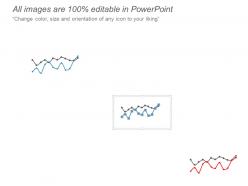Comparison stats trend line powerpoint templates