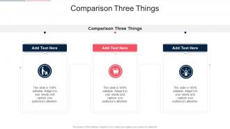 Comparison Three Things In Powerpoint And Google Slides Cpb