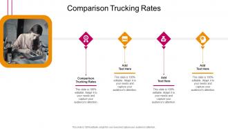 Comparison Trucking Rates In Powerpoint And Google Slides Cpb