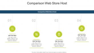 Comparison Web Store Host In Powerpoint And Google Slides Cpb