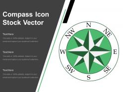 Compass Icon Stock Vector