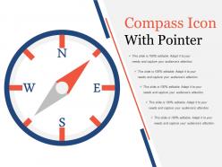 Compass Icon With Pointer