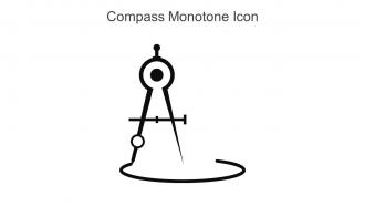 Compass Monotone Icon In Powerpoint Pptx Png And Editable Eps Format