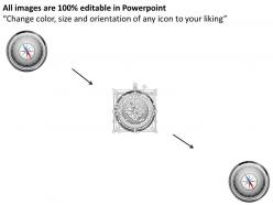 Compass powerpoint template slide