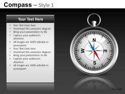 Compass style 1 powerpoint presentation slides db