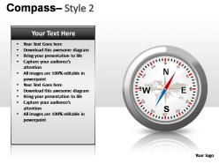 Compass style 2 powerpoint presentation slides