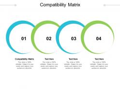 Compatibility matrix ppt powerpoint presentation model smartart cpb
