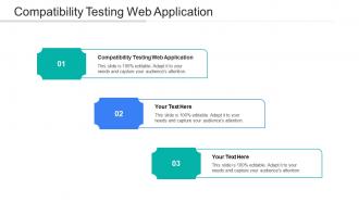 Compatibility Testing Web Application Ppt Powerpoint Presentation Model Designs Cpb