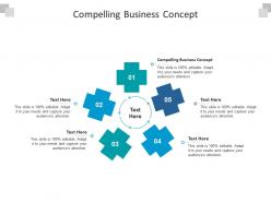 Compelling business concept ppt powerpoint presentation infographics display cpb