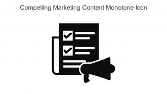 Compelling Marketing Content Monotone Icon In Powerpoint Pptx Png And Editable Eps Format
