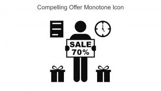 Compelling Offer Monotone Icon In Powerpoint Pptx Png And Editable Eps Format