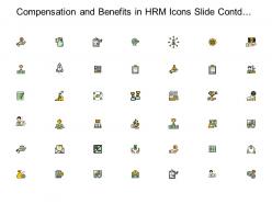 Compensation and benefits in hrm icons slide contd team ppt slides