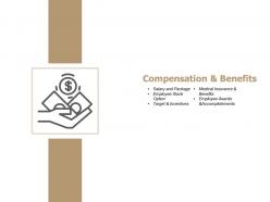 Compensation and benefits target incentives powerpoint presentation file outline
