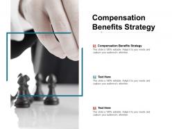 Compensation benefits strategy ppt powerpoint presentation layouts icons cpb
