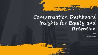 Compensation Dashboard Insights For Equity And Retention PPT Slides AT