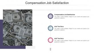 Compensation Job Satisfaction In Powerpoint And Google Slides Cpb