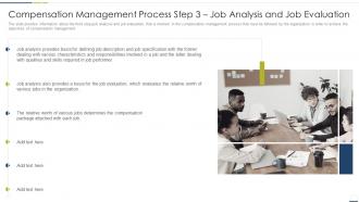 Compensation management process step 3 job analysis and job evaluation
