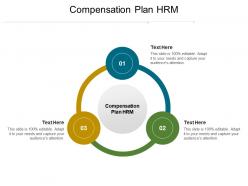 Compensation plan hrm ppt powerpoint presentation slides infographics cpb