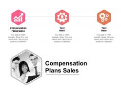 Compensation plans sales ppt powerpoint presentation styles images cpb