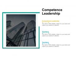 Competence leadership ppt powerpoint presentation styles graphics download cpb