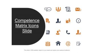 Competence matrix powerpoint presentation slides