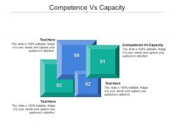 Competence vs capacity ppt powerpoint presentation file infographic template cpb