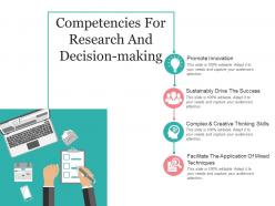 Competencies for research and decision making presentation outline
