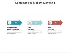 Competencies modern marketing ppt powerpoint presentation inspiration skills cpb