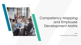 Competency Mapping And Employee Development Matrix PPT PowerPoint AT