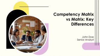 Competency Matrix Vs Matrix Key Differences PPT Outline AT