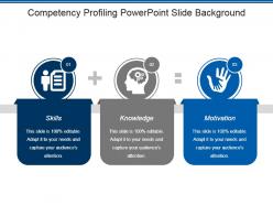 Competency profiling powerpoint slide background