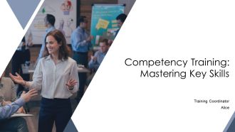 Competency Training Mastering Key Skills PPT Sample AT