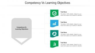 Competency vs learning objectives ppt powerpoint presentation ideas sample cpb