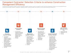 Competent contractor selection criteria construction management strategies for maximizing resource efficiency