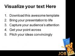 Competing for the job business powerpoint templates and powerpoint backgrounds 0311