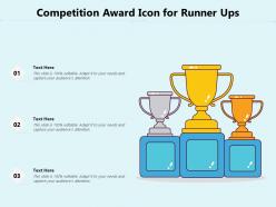Competition award icon for runner ups