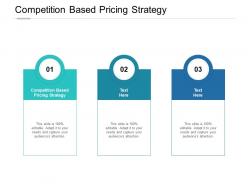 Competition based pricing strategy ppt powerpoint presentation summary cpb