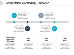 Competition continuing education ppt powerpoint presentation file templates cpb