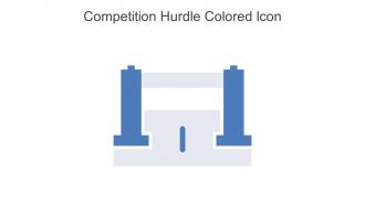Competition Hurdle Colored Icon In Powerpoint Pptx Png And Editable Eps Format